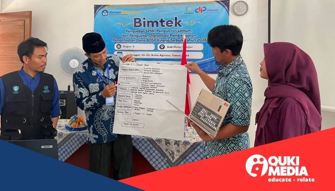 Tingkatkan Kualitas Usai Raih Rapor Pendidikan Terbaik, QuraniKids School Ikuti Bimtek SPMI